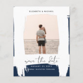 Minimalistisch eenvoudig vlakke laag met minimale  flyer (Voorkant)