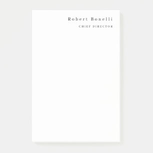 Minimalistisch Eenvoudig Wit Modern  Post-it® Notes