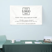 Minimalistisch Eenvoudig Zakelijk Logo Professione Spandoek (Beurs)