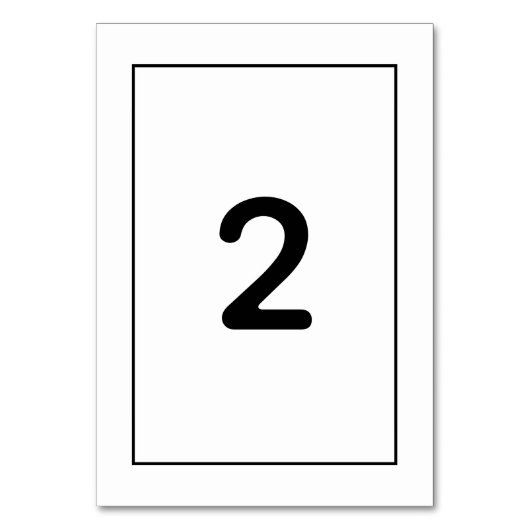 Minimalistisch eenvoudig zwart-wit huwelijk kaart (Voorkant)