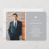 Minimalistisch eenvoudige Afstuderen fotograaf Kaart (Achterkant)