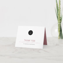 Minimalistisch-Eenvoudige Bedrijfs Dank u Kaart-Ge