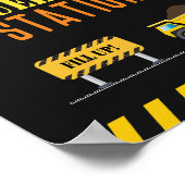 Minimalistisch Eenvoudige Drink van de Bouwpartij Poster (Hoek)