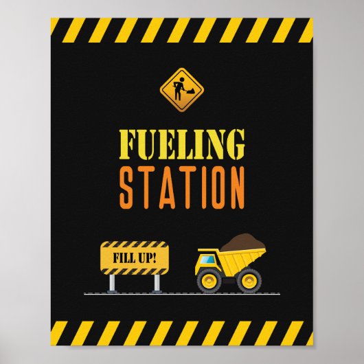 Minimalistisch Eenvoudige Drink van de Bouwpartij Poster (Voorkant)