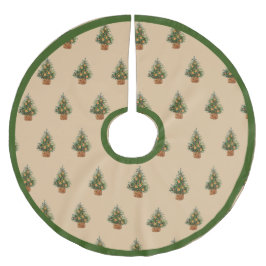 Minimalistisch eenvoudige landpine voor vakantiebo kerstboom rok