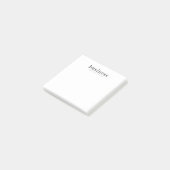 Minimalistisch eenvoudige, moderne, elegante bedri post-it® notes (Schuin)