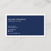 Minimalistisch Eenvoudige Moderne Uw Logo van het  Visitekaartje (Voorkant)