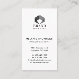 Minimalistisch Eenvoudige Moderne Uw Logo van het  Visitekaartje