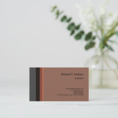 Minimalistisch eenvoudige platte architectuur Mode Visitekaartje (Staand voorkant)