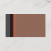Minimalistisch eenvoudige platte architectuur Mode Visitekaartje (Achterkant)