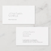 Minimalistisch eenvoudige, stijlvolle laptop voor  visitekaartje (Voorkant / Achterkant)