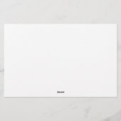 Minimalistisch eenvoudige vierkante zwarte randapp briefpapier (Achterkant)