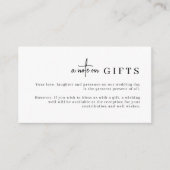 Minimalistisch eenvoudige wending Well Note over c Informatiekaartje (Voorkant)