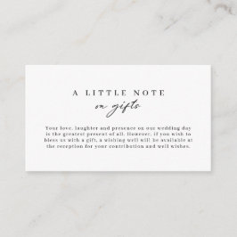 Minimalistisch eenvoudige wending Well Note over c Informatiekaartje