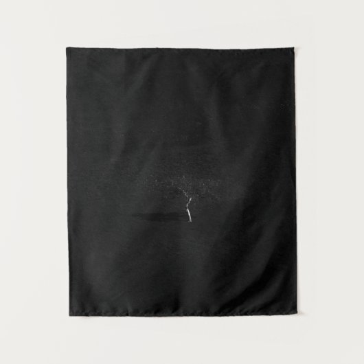 Minimalistisch eenzame boom in zwart-wit wandkleed (Voorkant)