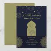 Minimalistisch Eid al-adha Kaart (Voorkant / Achterkant)