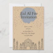 Minimalistisch Eid al Fitr kleurrijk Kaart (Voorkant)