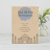 Minimalistisch Eid al Fitr kleurrijk Kaart (Staand voorkant)