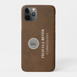 Minimalistisch Eigen Letterembleem Case-Mate iPhone Case