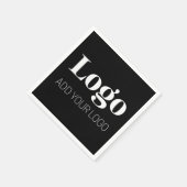 Minimalistisch Eigen Logo | Bruiloften & Zakelijk Servet (Hoek)