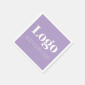 Minimalistisch Eigen Logo | Bruiloften & Zakelijk Servet (Hoek)