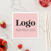 Minimalistisch Eigen Logo | Bruiloften & Zakelijk Servet (Insitu)