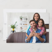 Minimalistisch Elegant Aangepaste Kerst Eenvoudige Feestdagenkaart (Achterkant)