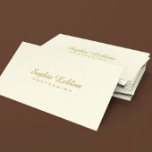 Minimalistisch Elegant Basic Eenvoudig Visitekaartje