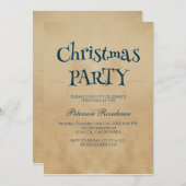 Minimalistisch Elegant Beige Kerstfeest Kaart (Voorkant / Achterkant)