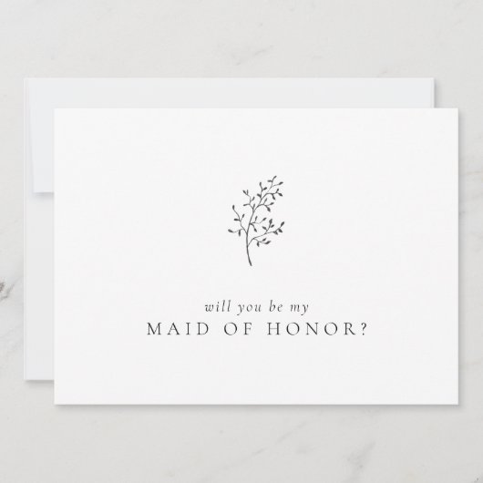 Minimalistisch Elegant... ben je mijn dienstmeisje (Voorkant)