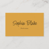 Minimalistisch Elegant Boho - Custom Professional Visitekaartje (Voorkant)