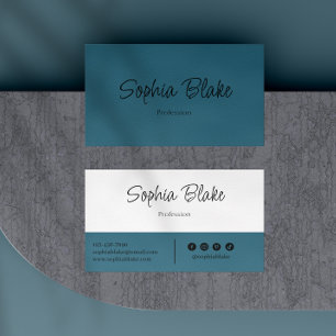 Minimalistisch Elegant Boho - Custom Professional Visitekaartje