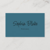 Minimalistisch Elegant Boho - Custom Professional Visitekaartje (Voorkant)