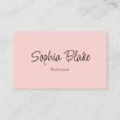 Minimalistisch Elegant Boho - Custom Professional Visitekaartje (Voorkant)