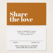 Minimalistisch Elegant Bold Mosterd Geel Wit Visitekaartje (Voorkant /achterkant)