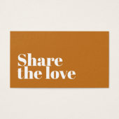 Minimalistisch Elegant Bold Mosterd Geel Wit Visitekaartje (Voorkant)