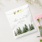 Minimalistisch elegant bos rustiek vrijgezellenfee bedankzakje (Gezegeld)