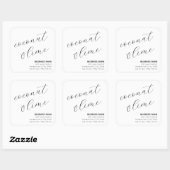 Minimalistisch Elegant Candle Cosmetische Sticker  (Vel)