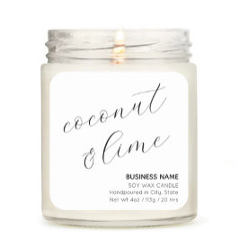 Minimalistisch Elegant Candle Cosmetische Sticker 