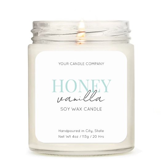 Minimalistisch Elegant Candle Cosmetische Sticker