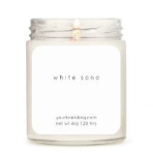 Minimalistisch Elegant Candle Cosmetische Sticker 