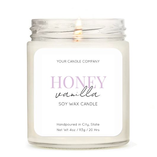 Minimalistisch Elegant Candle Cosmetische Sticker 