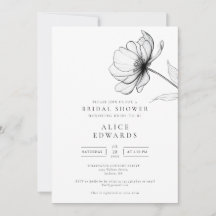 Minimalistisch Elegant Chic Floral Vrijgezellenfee