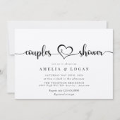 Minimalistisch Elegant Chic | Koppels Vrijgezellen Kaart (Voorkant)