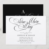 Minimalistisch Elegant Chic | repetitie diner Kaart (Voorkant / Achterkant)