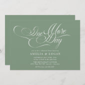 Minimalistisch Elegant Chic | repetitie diner Kaart (Voorkant / Achterkant)