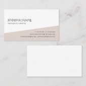 Minimalistisch elegant design Professional-platfor Visitekaartje (Voorkant / Achterkant)