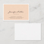 Minimalistisch elegant design, professioneel moder visitekaartje (Voorkant / Achterkant)