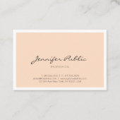 Minimalistisch elegant design, professioneel moder visitekaartje (Voorkant)