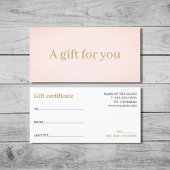 Minimalistisch Elegant Faux Gold Roos Beauty